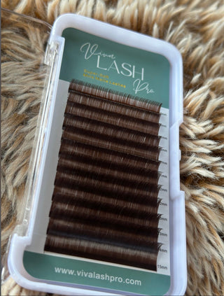 .07 Chocolate Brown super soft volume lashes